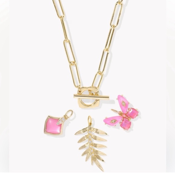 Kendra Scott Bianca Butterfly Gold CharmNecklace NWT
